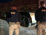 PRF recupera caminhão com carga avaliada em R$ 144 mil