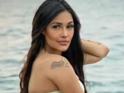 Flay aposta em vestido branco super decotado: “Meu aguardado 2023!”