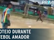 Tiros em partida de futebol amador deixam dois mortos em Manaus; veja