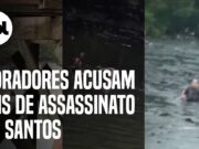 Moradores acusam PMs de matar afogado rapaz baleado no mangue; veja