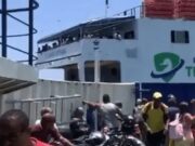 Duas balsas colidem em acidente em terminal na Bahia e causa pânico; veja