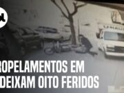 Caminhão atropela 8 pessoas em Nova York, incluindo policial