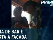 Imagem forte: discussão por “fiado” termina em facada e morte de dona de bar