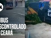 Alunos pulam de ônibus em movimento para escapar de acidente no Ceará; veja