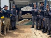Polícia Militar e PRF apreendem 150 tabletes de cocaína em Canarana