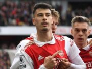 Martinelli marca, Arsenal goleia Crystal Palace e lidera com folga Premier League
