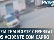 Motociclista tem morte cerebral após acidente com carro de autoescola em Porto Velho
