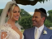 Eduardo Costa se casa com Mariana Polastreli em cerimônia Religiosa: “Luxo!”