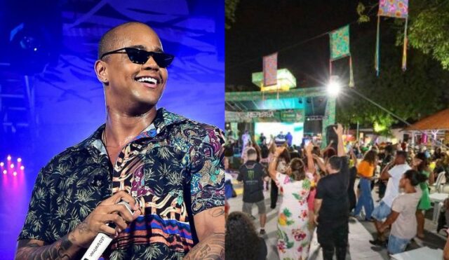 amp-Leo-Santana-e-Refestela Foto: Montagem: Entretê / Fotos: Divulgação / Davi Valle - Prefeitura de Cuiabá