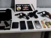 Força Tática prende quatro pessoas por comércio ilegal de armas em VG