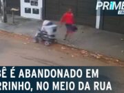 Bebê com 45 dias de vida é abandonado em rua de Goiânia; veja