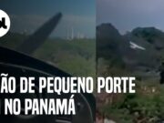 Avião cai e passageiro grava vídeo do momento do impacto; veja