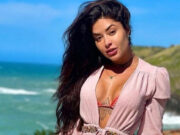 Aline Campos exibe clique encantador em cachoeira: ‘Chapada dos Veadeiros’