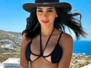 Grávida de Neymar, Bruna Biancardi curte praia na em viagem na Grécia: ‘Beach Time’