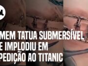 Submarino: vídeo mostra tatuagem que empresário capixaba fez com imagem do Titan