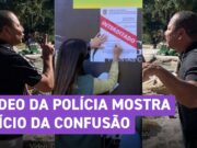 Pai do Neymar: vídeo da polícia mostra infrações em mansão e confusão