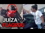 Juíza flagra políciais rasgando habilitação de entregador e veja o que aconteceu: assista
