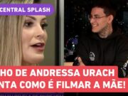 Filho de Andressa Urach conta o que pensa durante filmagens da mãe; veja