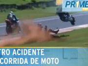 Outro piloto de motocicleta sofre grave acidente durante prova da GP1000; veja