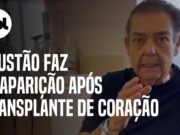 Faustão chora em recado à família de doador: “Vou agradecer pessoalmente”