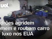 Ladrões agridem homem e roubam carro de luxo nos EUA; veja