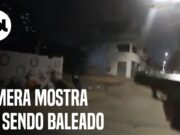Câmera em farda mostra o momento em que policial militar foi baleado em São Paulo