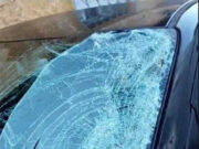 Vídeo mostra como ficou carro que atingiu Kayky Brito após acidente