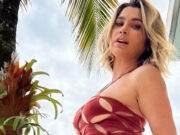 No méxico, Flávia Alessandra ostenta corpão com vestido curto: ‘Linda demais’