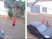 Vizinhos brigam por manga e fisiculturista é baleado por PM; veja