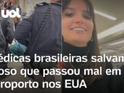 Médicas brasileiras salvam idoso que passou mal em aeroporto nos EUA
