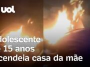 Adolescente de 15 anos incendeia casa da mãe no Piauí: ‘Vai dormir no inferno’