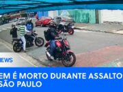 Jovem é morto a tiros durante um assalto em Santo André no ABC Paulista; veja
