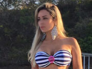 Letícia Santiago curte feriado em Trancoso, no Sul da Bahia e se encanta: ‘paradisíaco’