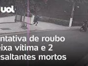 Tentativa de roubo deixa vítima e 2 assaltantes mortos no Morumbi em SP