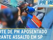Câmera flagra assassinato de policial aposentado em mercado em SP; veja