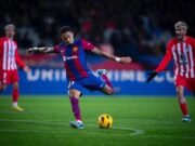 Raphinha e Sergi Roberto se destacam e Barcelona escapa de tropeço contra o lanterna Almería