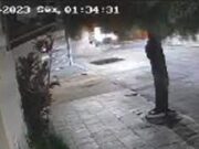 Carro em alta velocidade ‘voa’ ao passar por um quebra-molas; veja