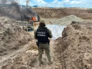 PF mira garimpos ilegais em terra indígena e destrói R$ 20 milhões em maquinários