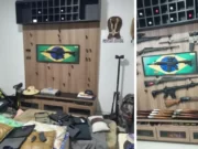 Bandidos invadem casa de colecionador e furtam 14 armas de fogo