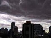 Calor predomina no fim de semana com risco de temporais