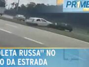 Motorista sem habilitação perde controle e carro invade rodovia no Rio Grande do Sul