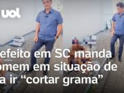 Prefeito de Criciúma gera polêmica ao levar homem em situação de rua para “capinar mato”