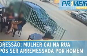 No Distrito Federal, mulher é agredida e arremessada por um homem após discussão