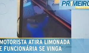 Funcionária de lava-jato nos EUA reage à agressão e mira jato de mangueira em cliente