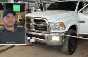 Bandidos matam homem dentro de Dodge Ram em posto de combustíveis