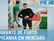 Homem furta picanha em supermercado e esconde na cueca em Curitiba; veja