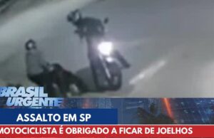 Vítima é humilhada por bandidos em assalto e fica de joelhos em SP; veja