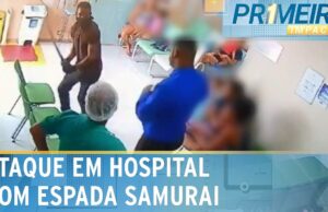 Homem invade hospital no interior da Bahia e ataca funcionário com espada “samurai”