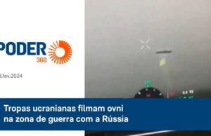 Tropas ucranianas filmam objeto voador não identificado: “É um ovni, com certeza”