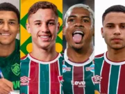 Jogadores do Fluminense organizam farra em hotel antes de clássico e são afastados Quarteto de afastados pelo Fluminense Fonte: Reprodução